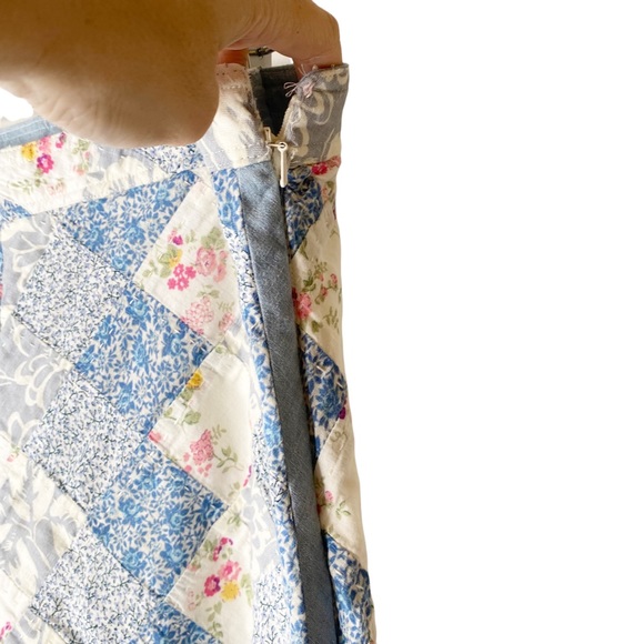 Polo Ralph Lauren Patchwork Quilted High Rise RARE Vintage Pants Size 12 - Picture 8 of 9